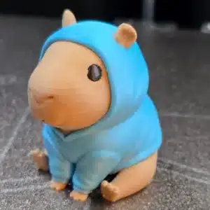 Capybara mignon avec un sweat à capuche