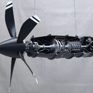 Moteur turbopropulseur imprimable en 3D